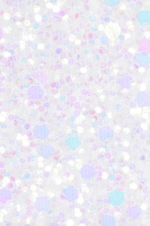 Glitter wallpaper encrusted with glitter pieces in a shade of white with iridescent particles from Glitter Bug Wallpaper.