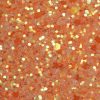 GBW61 - Orange Iris GLAM Glitter wallpaper encrusted with glitter pieces in a shade of orange with iridescent particles from Glitter Bug Wallpaper.