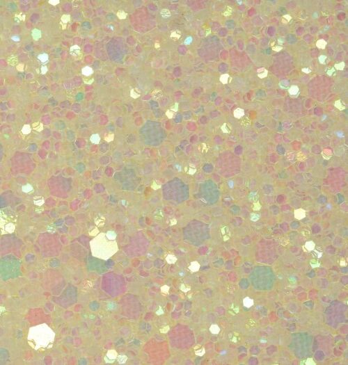 Glitter wallpaper encrusted with glitter pieces in a shade of yellow with iridescent particles from Glitter Bug Wallpaper.